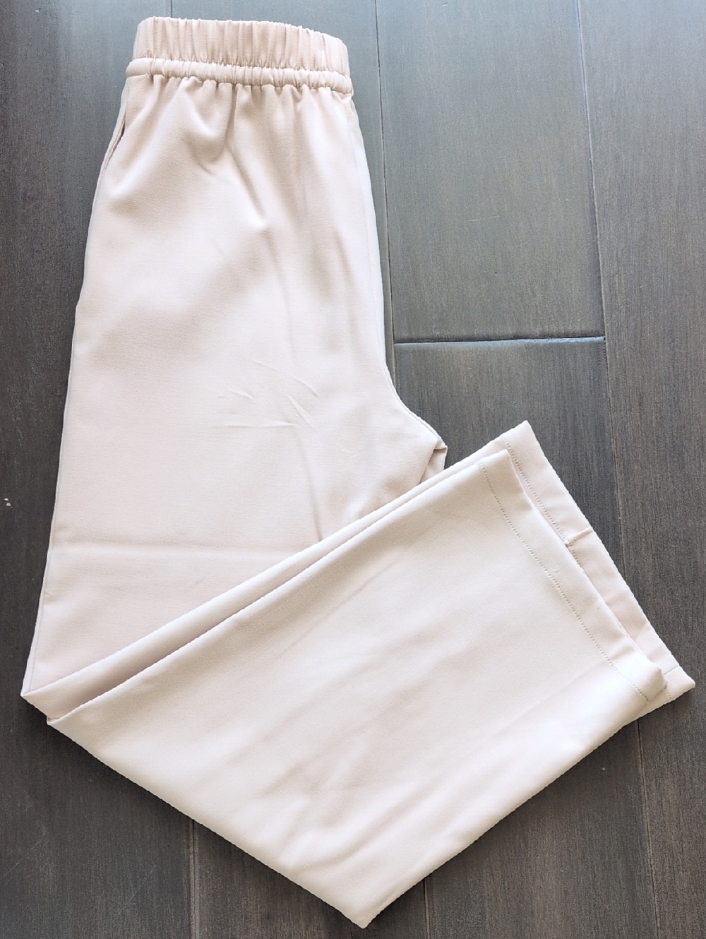 Treasure & Bond Neutral Beige Pull-On Trousers